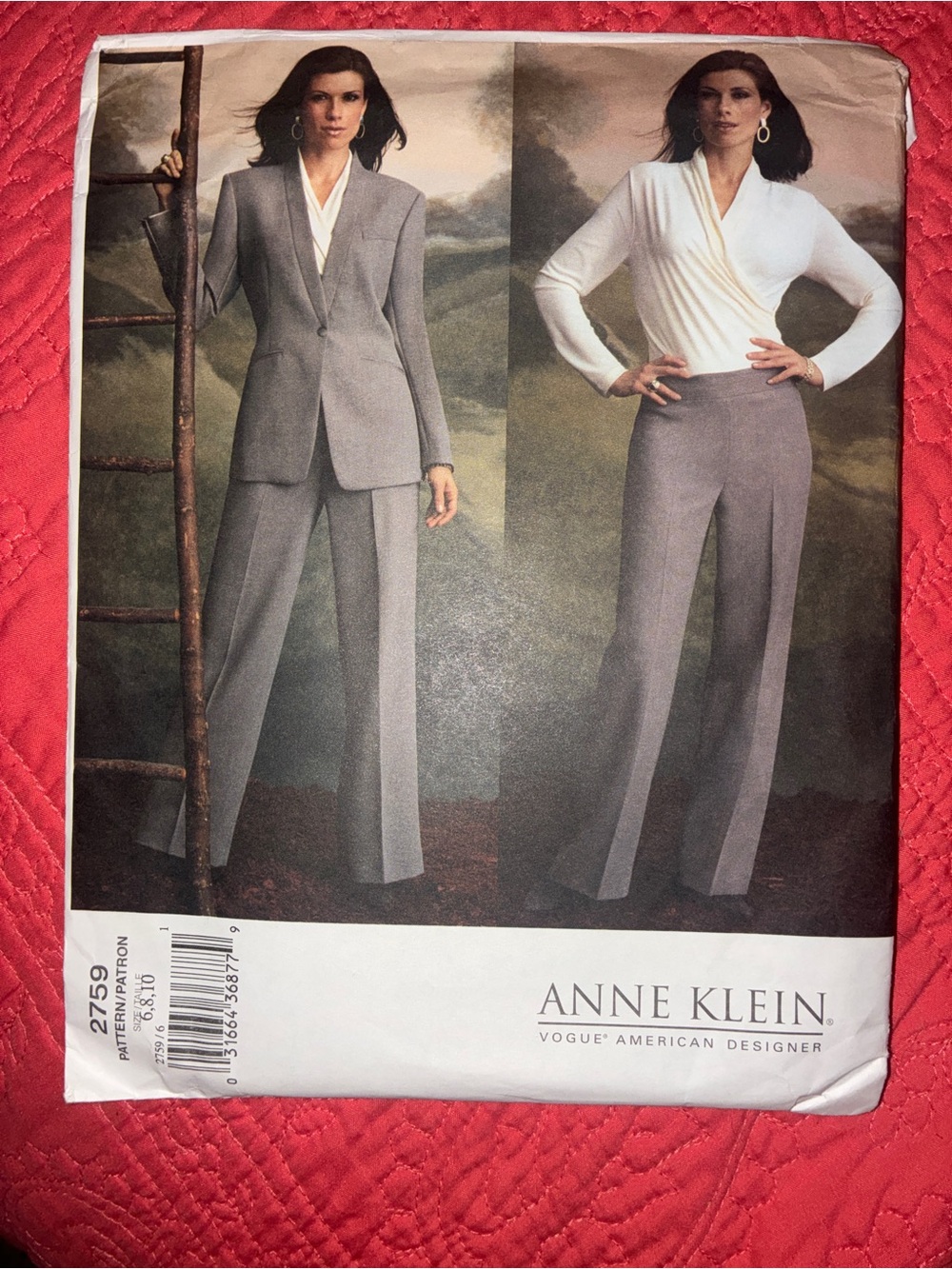 Anne Klein Vogue Pattern 2759